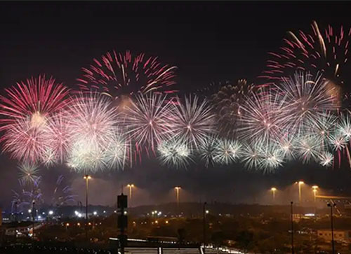 江口县焰火晚会